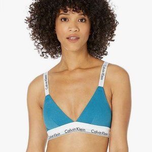 Calvin Klein Modern Cotton Unlined Bralette (Cross-Back)